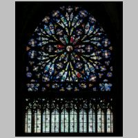 Rouen, Saint-Ouen, Rose, bras sud du transept, photo Tango7174, Wikipedia.jpg
